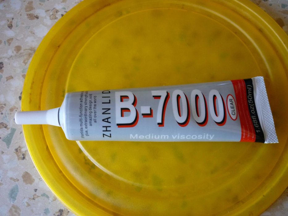 Клей B7000, силікований, прозорий, герметик, 50 мл, для дисплеїв