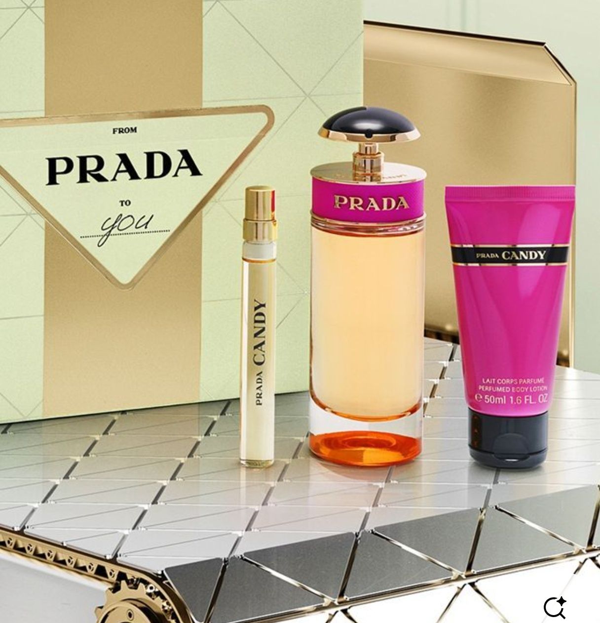 Zestaw upominkowy Prada Candy 80ml + 10ml miniaturka+ 50ml balsam