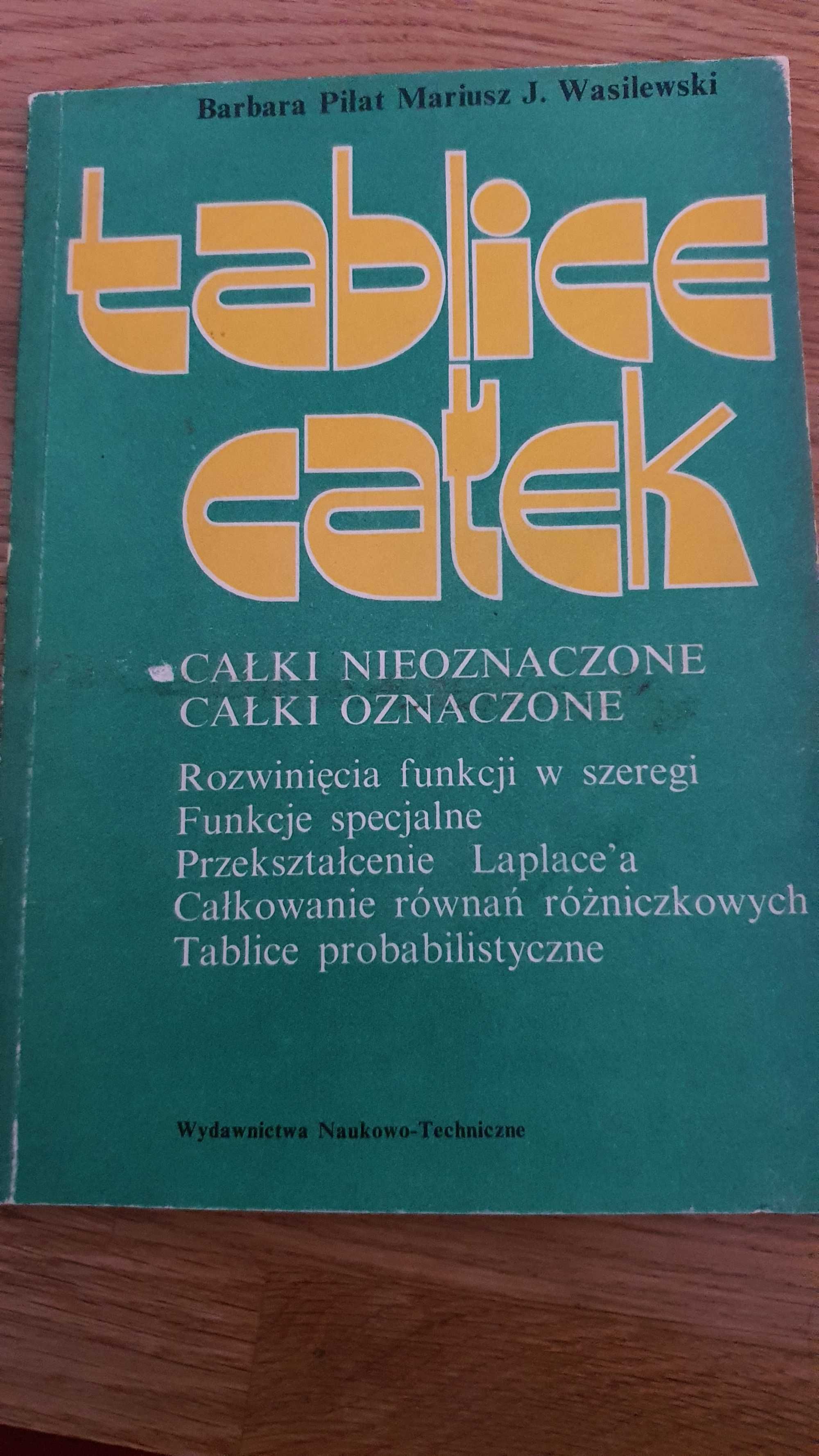 Tablice całek matematycznych