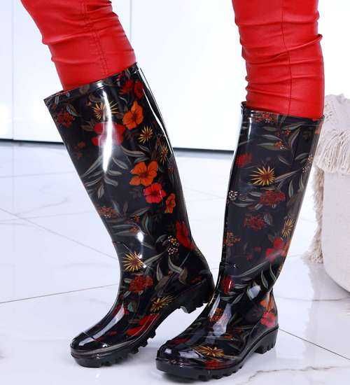 Kalosze gumiaki damskie w kolorach jesieni rozmiar 36