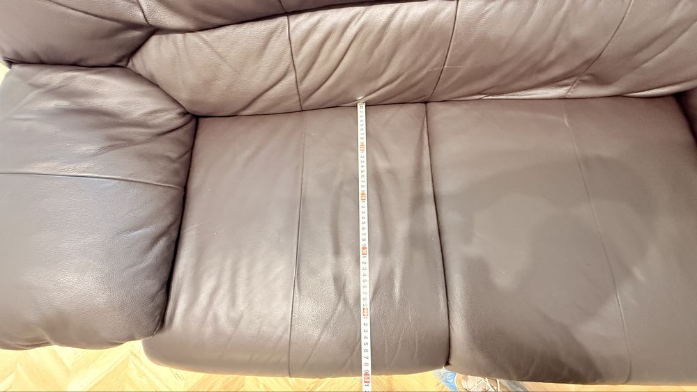 Продам Новый кожанный диван для гостинных или офисов качество ТОП