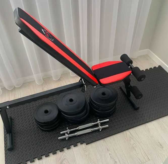 Лава для жиму преса універсальна X-10 складна спинка 5 положень Лавка