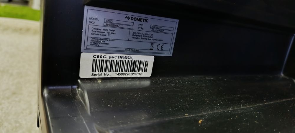 Lodówka do wina Dometic C50G-82/60/58cm