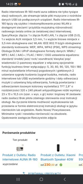 Radio   wi-fi    Auna