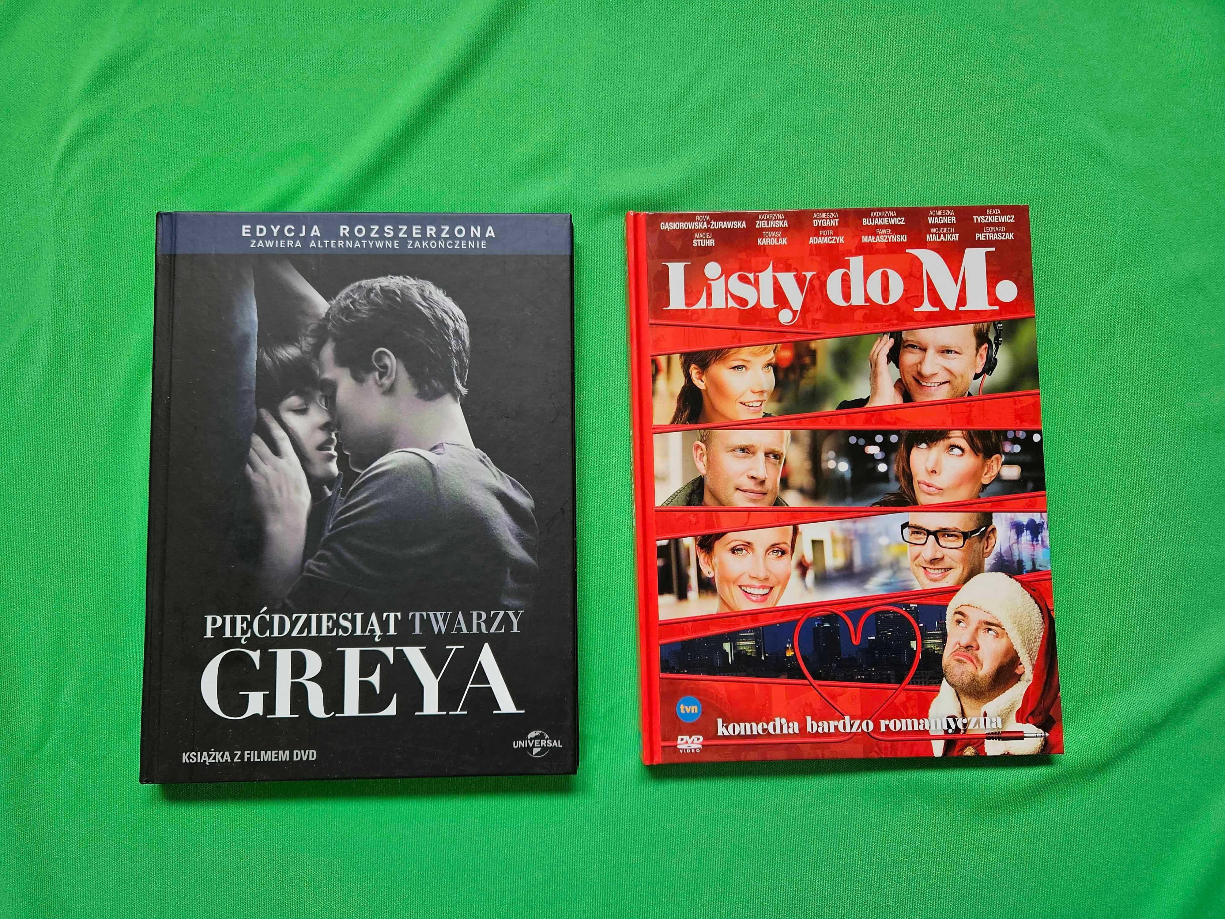 2 Filmy na DVD 50 Twarzy Graya oraz Listy do M