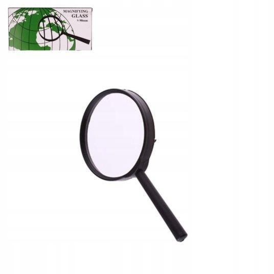Lupa Powiększająca Do Czytania Klasyczna Ręczna Soczewka 90Mm Zoom