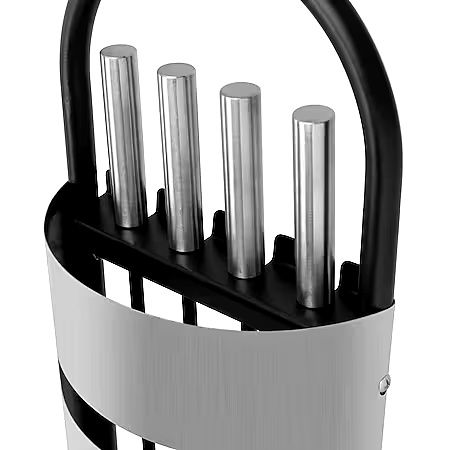 Zestaw kominkowy ze stali nierdzewnej