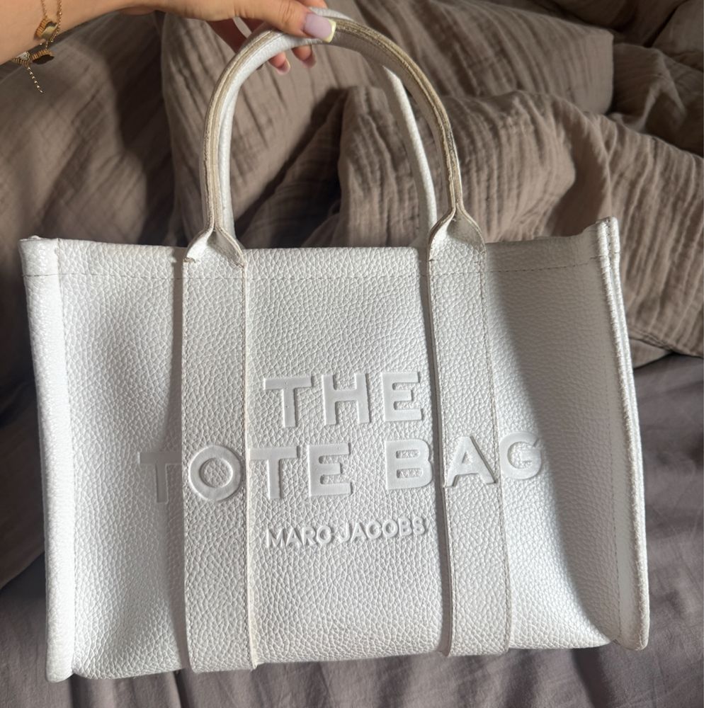 The tote bag torba torebka biała