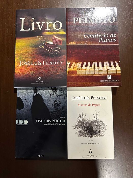 4 livros de José Luís Peixoto