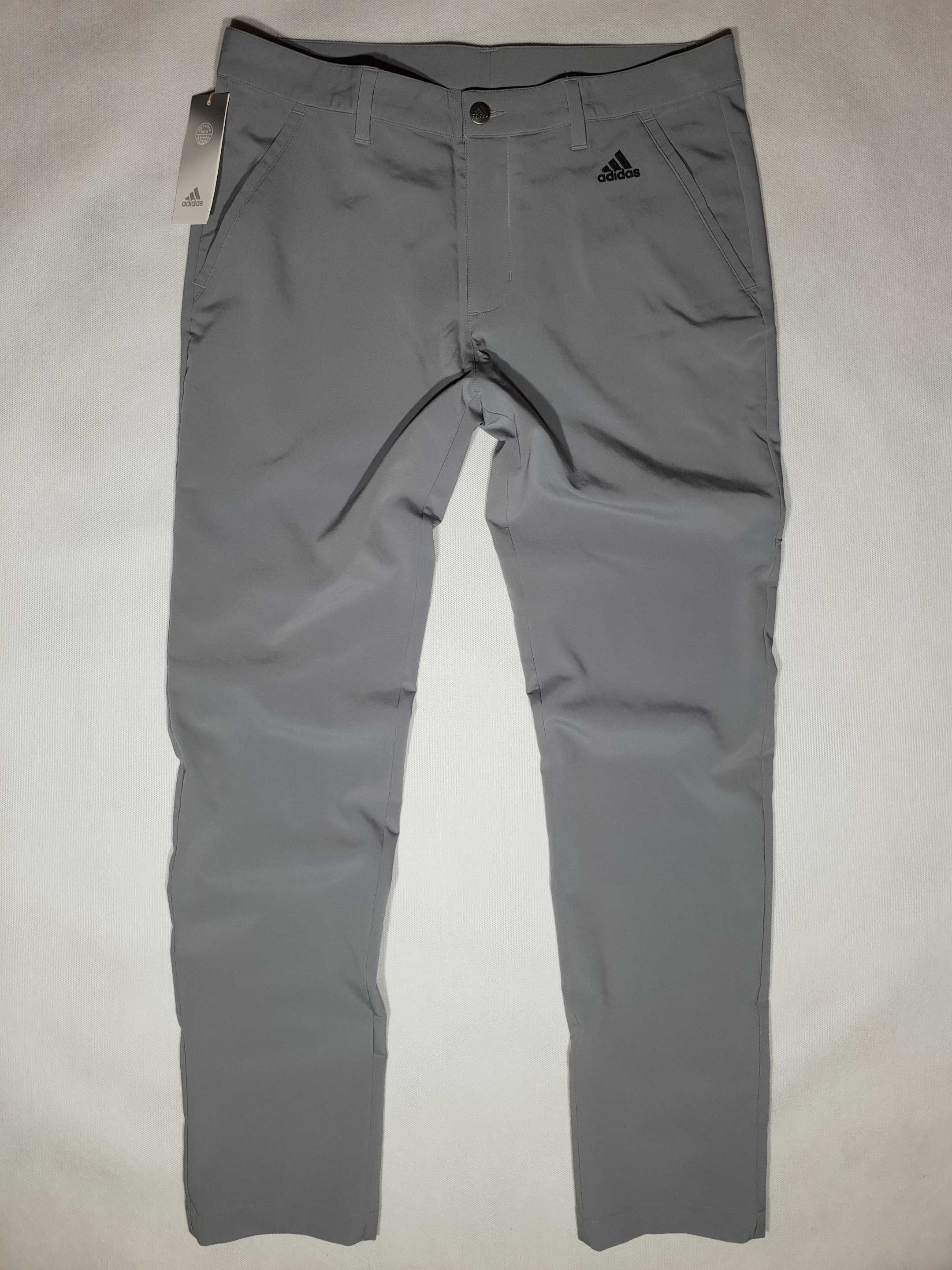 ADIDAS szare spodnie chino tech pant W34L32 90cm