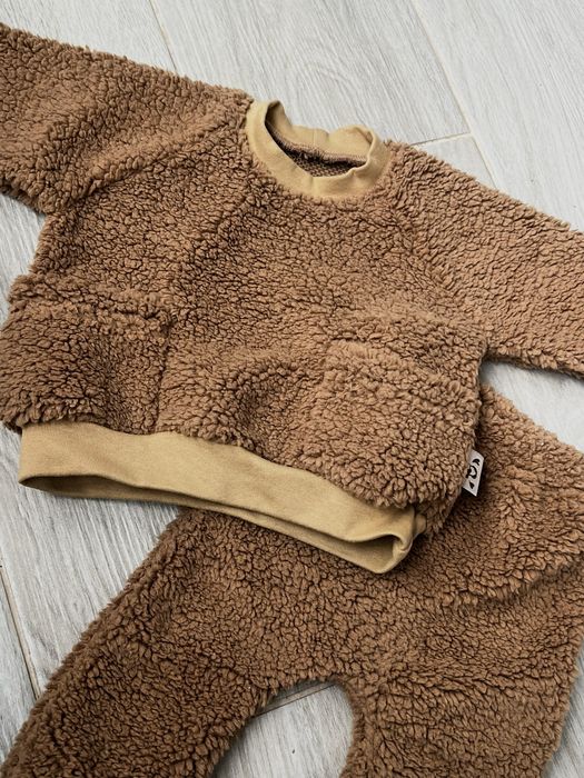 Світшот та штани плюш (тедді) 0-3 міс. 62р Little Angel