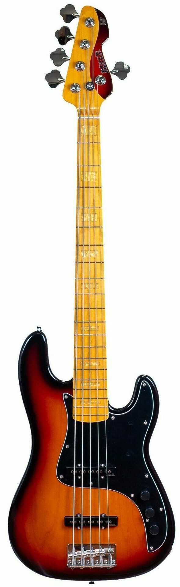 Nowa gitara basowa Markbass MB GV 5 GLOXY PASSIVE 3-TONE SUNBURST