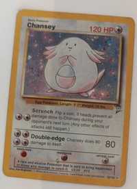 Karta Pokemon Chansey Base Set 3/102 - holofoniczna