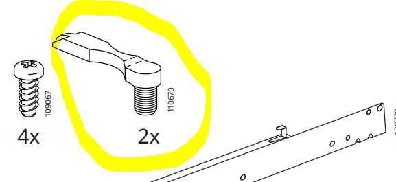 IKEA PAX wysuwana tacka