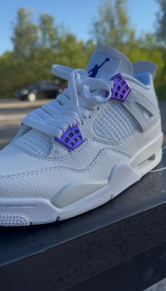 Nike Air Jordan 4 Retro "Metallic Pack - Purple