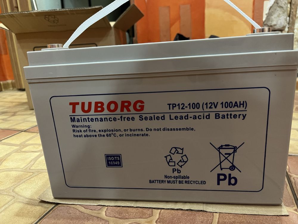 Аккумуляторы TUBORG. 100 Ач