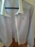 Camisa de risca Lacoste