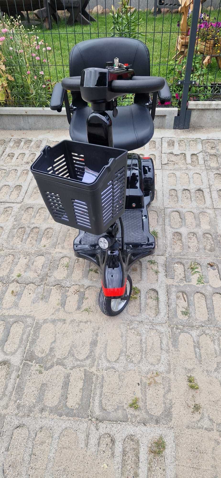 skuter elektryczny wózek inwalidzki składany pojazd dla seniora nowy