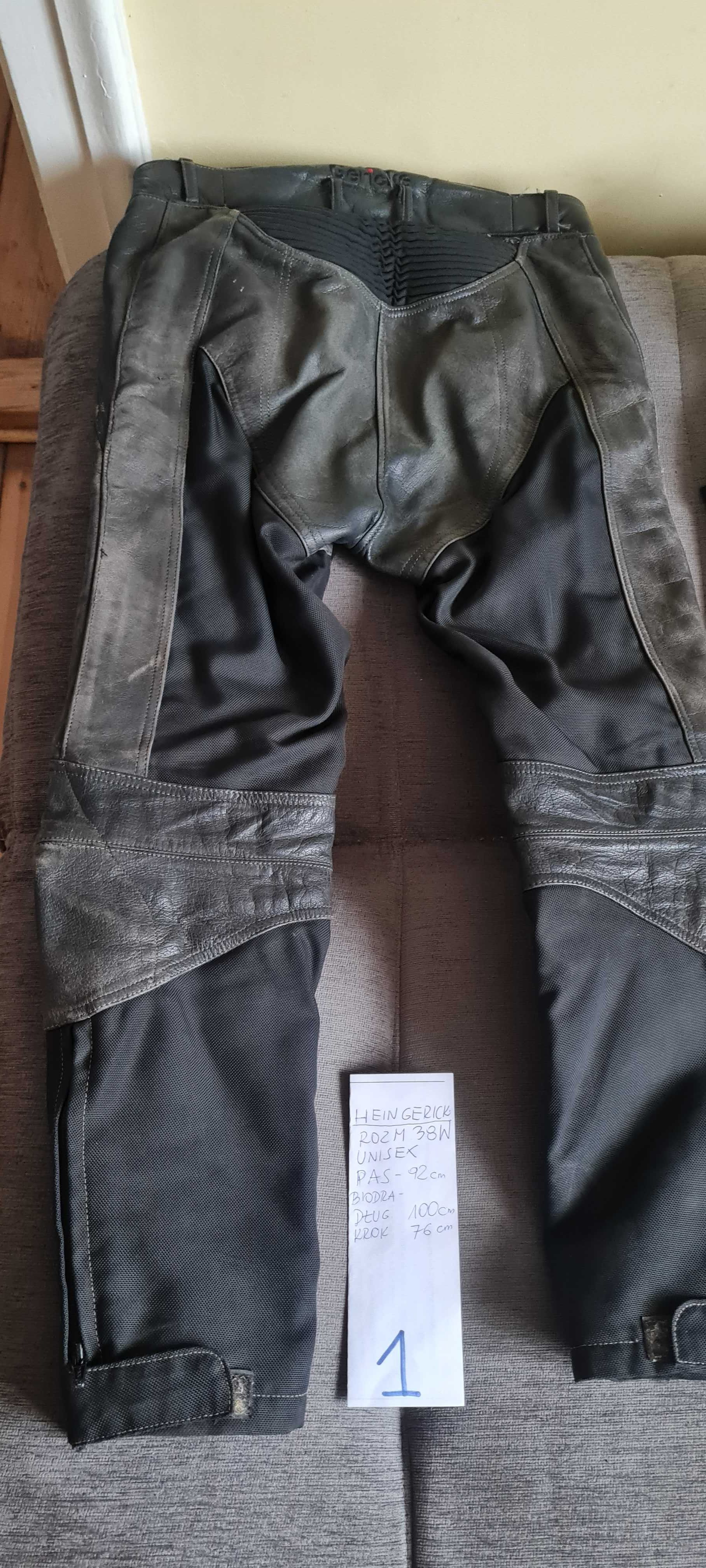 Spodnie motocyklowe 3 pary.L,XL,firm Hein Gericke,Matra,Fastway