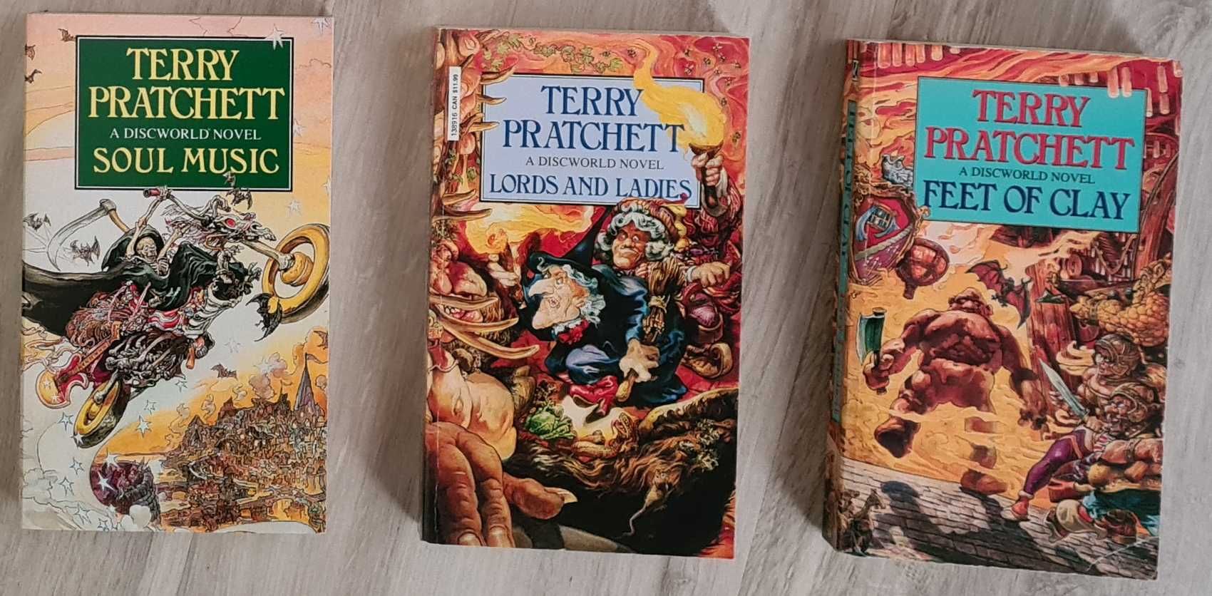 Terry Pratchett - Soul Music, Feet Of Clay, Lords and Ladies - ENG