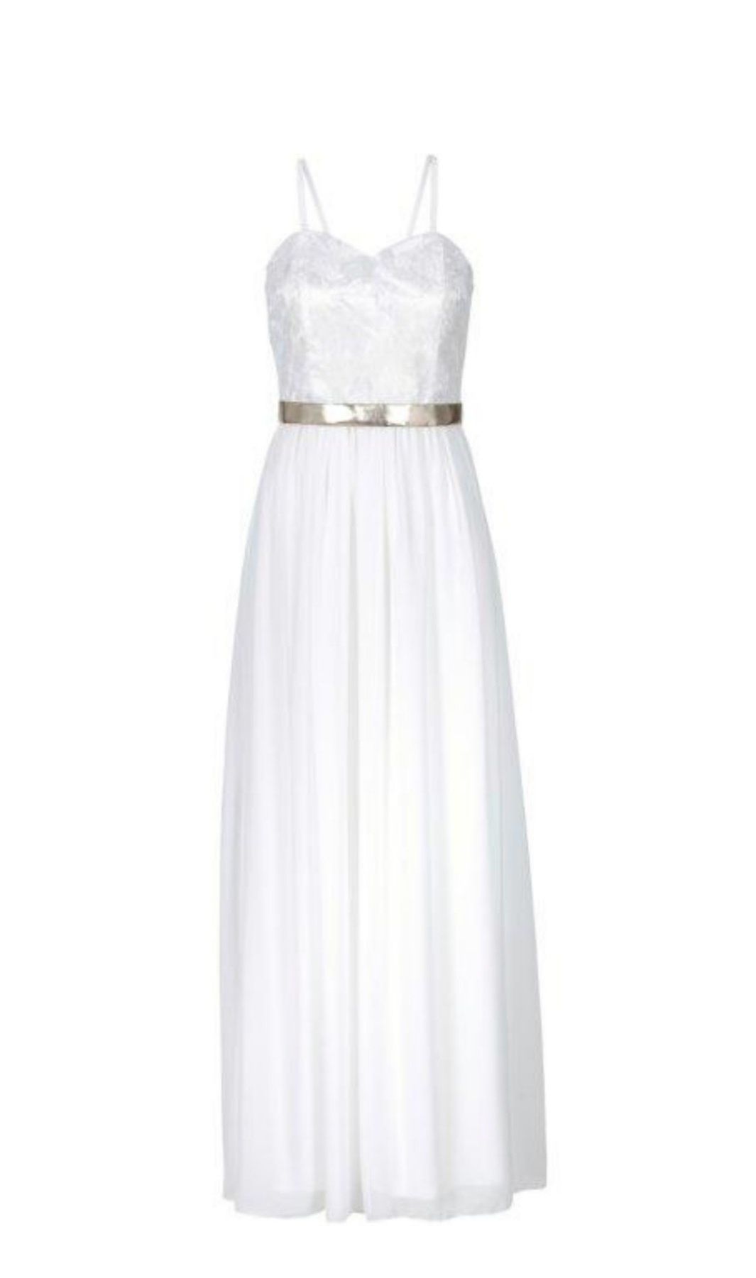 biała przewiewna sukienka