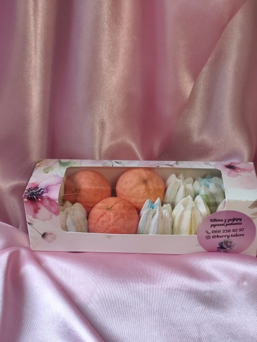 Букет квітів із зефіру