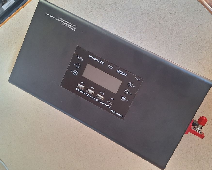 Inversor 24v 220v 2000w onda pura