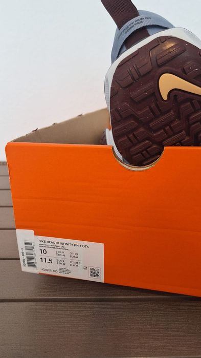 Кросівки Nike Reactx Infinity RN 4 GORE-TEX,  HQ0265 400 US10 EUR44 28