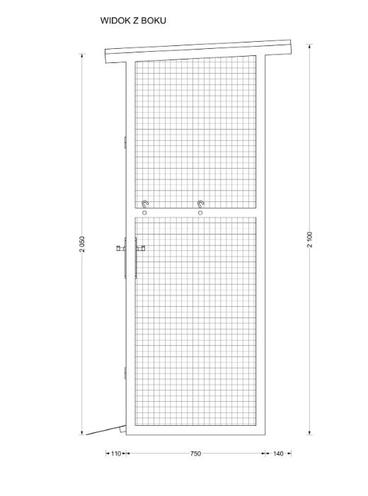 Klatka Box Szafa na butle gazu technicznego na 8 butli