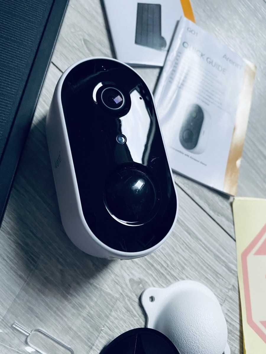 Arenti GO1 & SP1 kamera zewnętrzna bateryjna plus panel słon. wifi