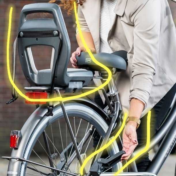 Banco Júnior + 6 anos (35Kg) para suporte bicicleta Qibbel