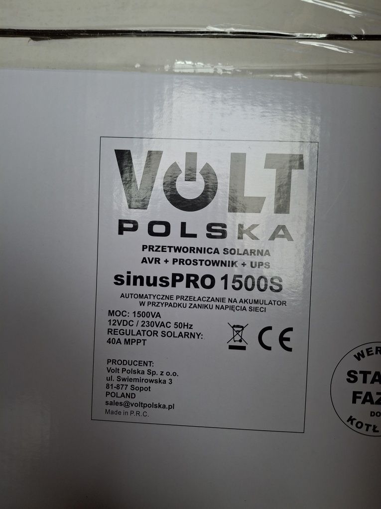 Інвектор VOLT POLSKA (12В/1500Вт)