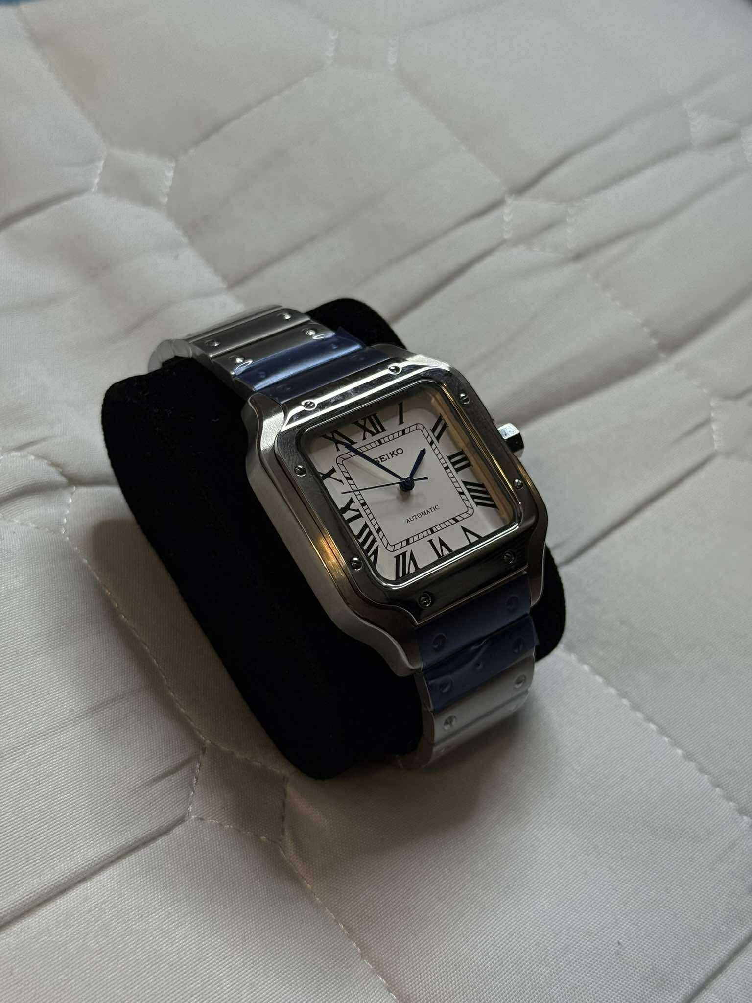 Zegarek Seiko Mod Santos Watch Klasyczny