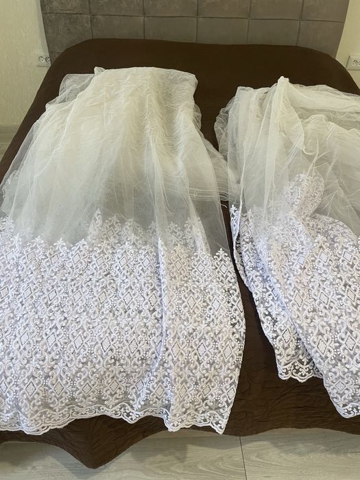 Тюль фатін однотона