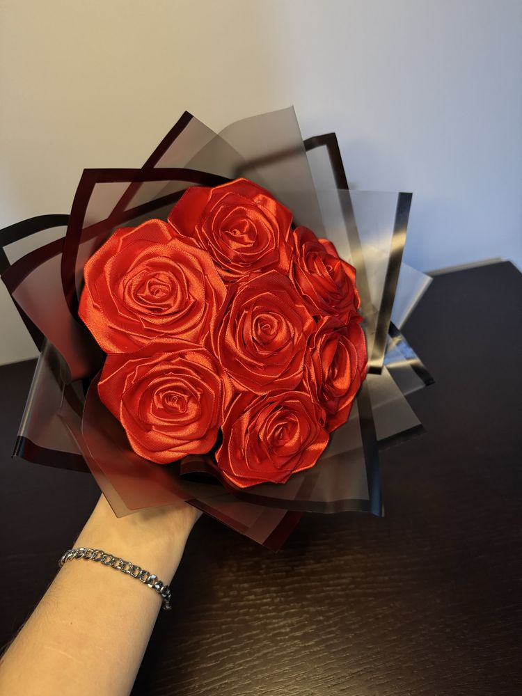 Rosas eternas cetim