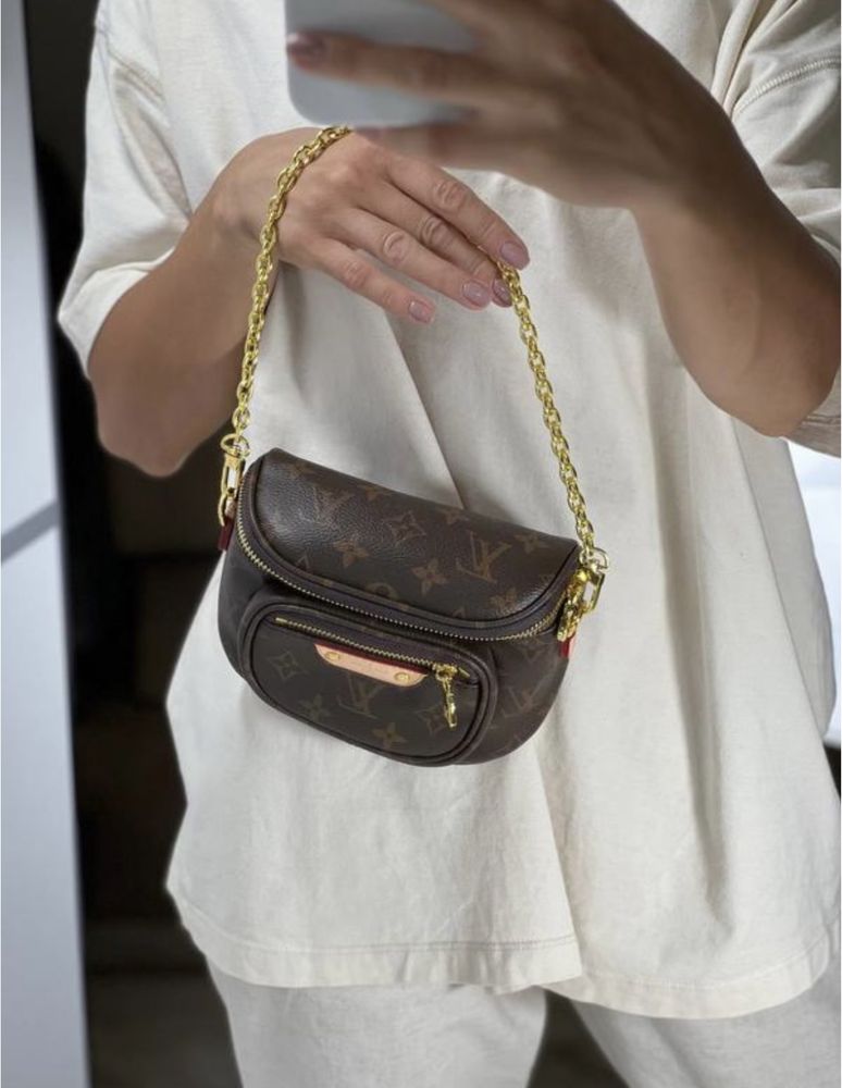 Жіноча маленька сумочка клатч на плече в стилі луї вітон louis vuitton