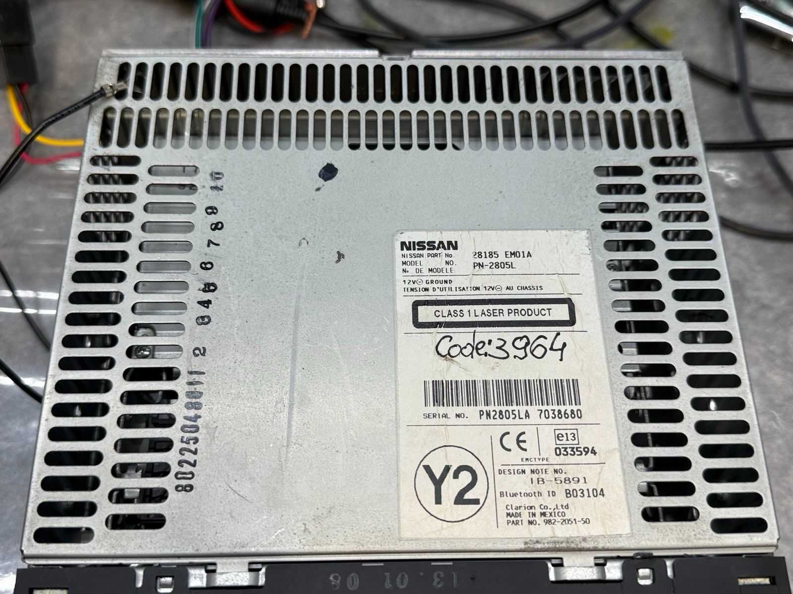 Fabryczne Radio NISSAN TIIDA 28185-EM01A