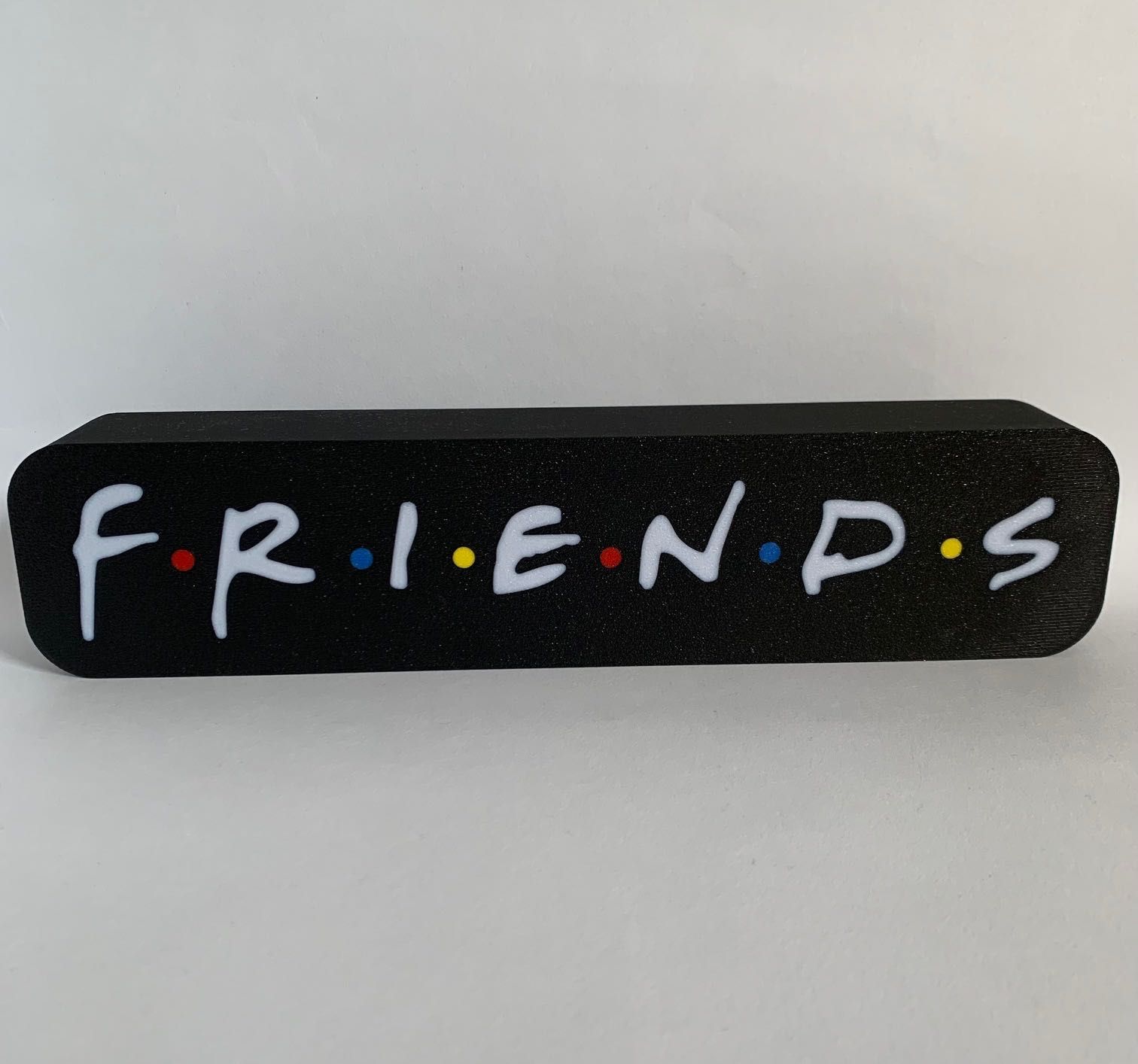 Friends plafon pod Lampka LED kolor wydruk 3D możliwe różne rodzaje