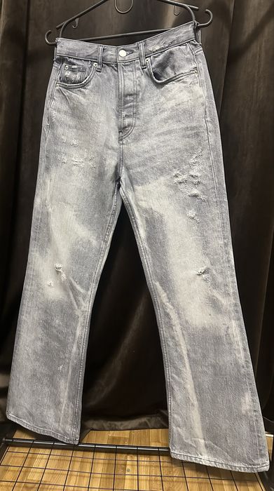 Zara flare jeans сірі, 34 розмір