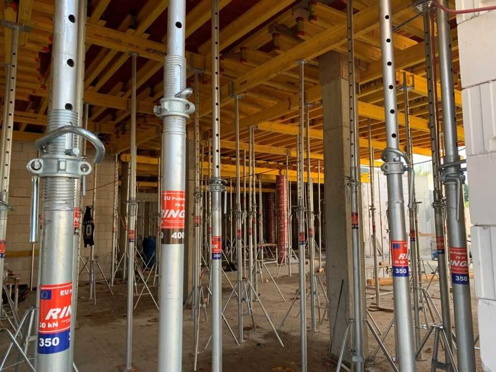 Zestaw szalunku stropowego 70m2 gotowe deskowanie szalowanie Ringer