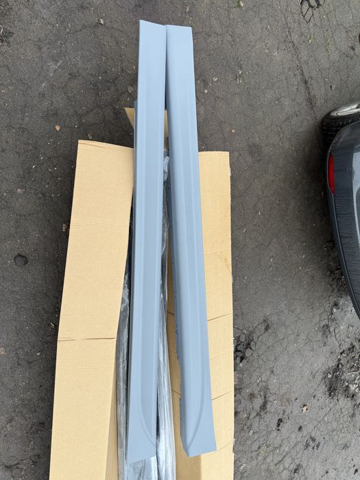 Пороги BMW 3 F30 M-Performance стиль M3 чорний ABS пластик М пакет