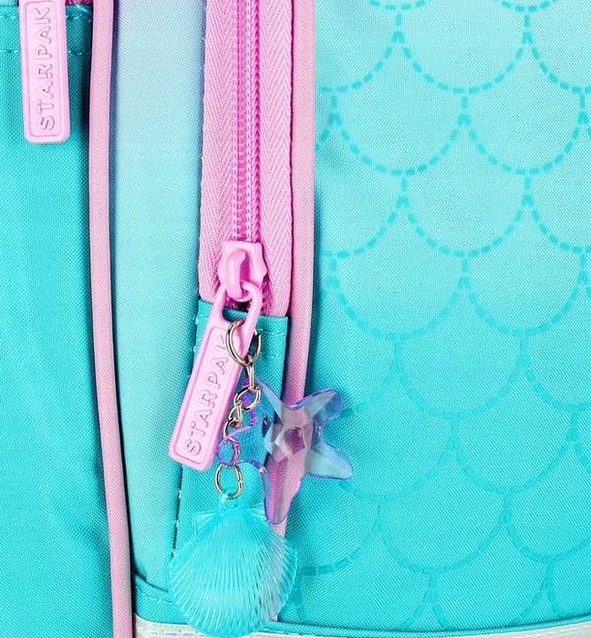 plecak szkolny tornister dla dziewczynki klasy 1-3 ombre syrenka