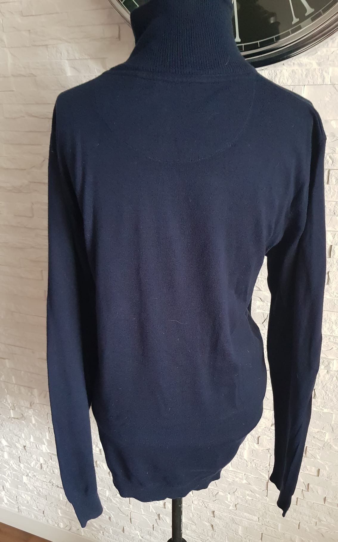 Livergy granatowy sweter półgolf Lidl