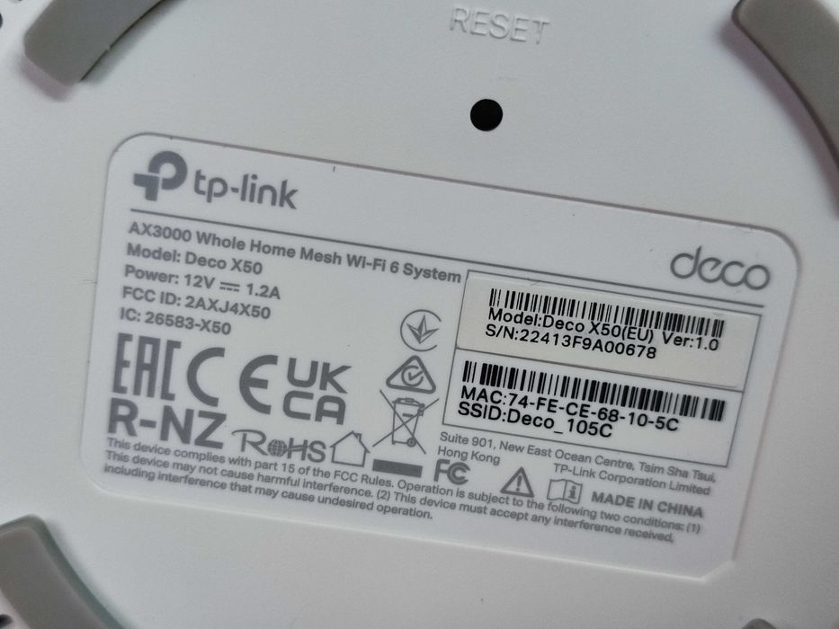 Deco X50 AX3000 TP-Link Mesh WiFi