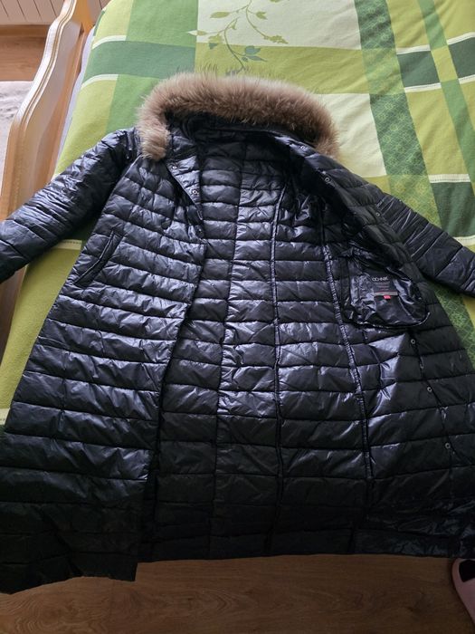 Ochnik kurtka płaszcz rozmiar XS stan jak nowy! Puchowa Naturalny