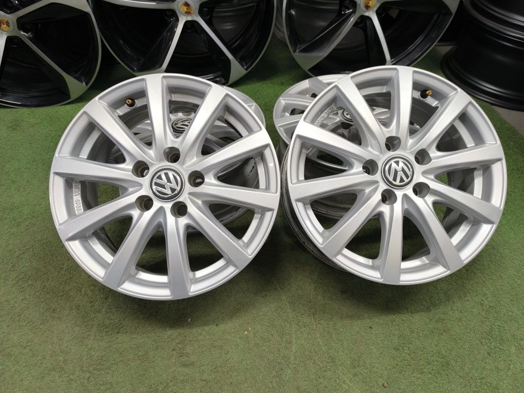 16 felgi 5x112 et46 Vw golf 5 6 7 Touran Caddy Passat b6 b7 Skoda Seat