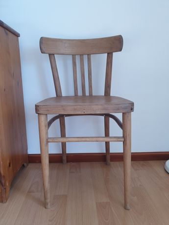 Krzesło drewniane thonet, oparciu gięte