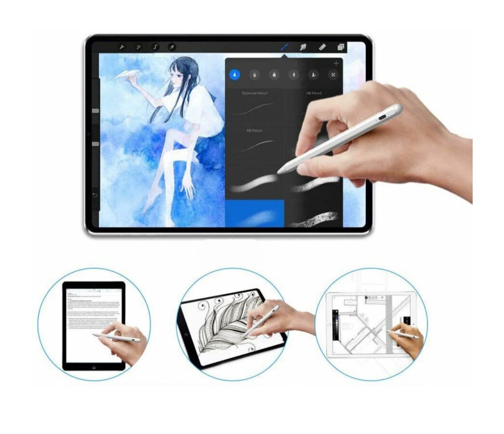Apple Rysik TECH-PROTECT UltraPrecise Magnetic Stylus Biały