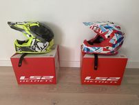 Kask motocyklowy LS2 Yellow & Red dzieciecy rozm S 47-48cm i M 49-50cm