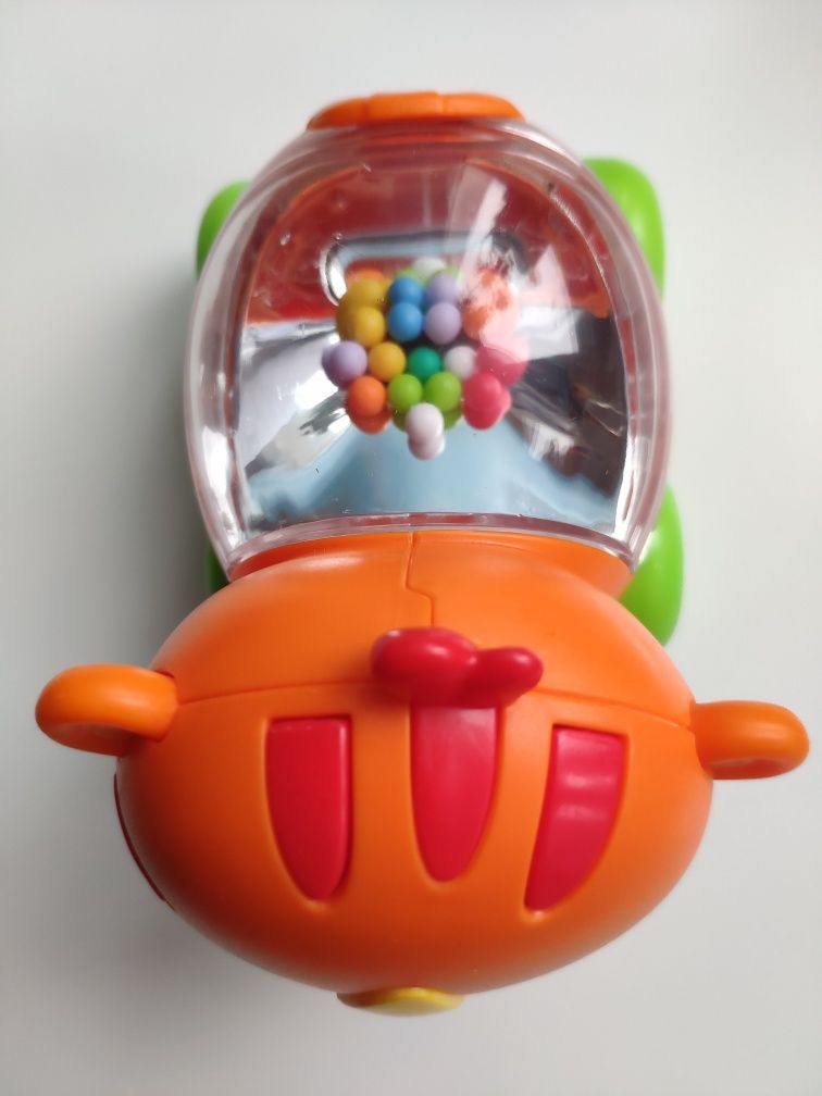 Kotek tygrysek jeżdżąca grzechotka Poppity Fisher Price